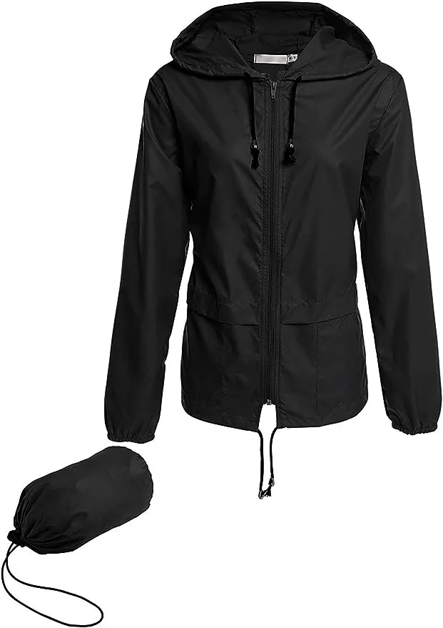 Hount Women&#039;s Lightweight Hooded Raincoat