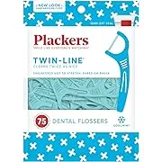 Plackers, Twin-Line, Zahnseide-Sticks, Cool Mint, 150 Stück