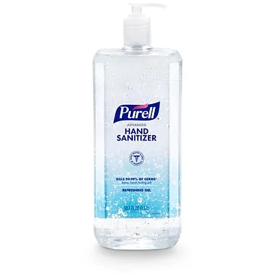 Purell - Advanced Refreshing Gel Hand Sanitizer, Clean Scent, 1.5 L Pump Bottle