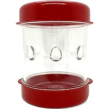 The Negg - Hard Boiled Egg Peeler Red