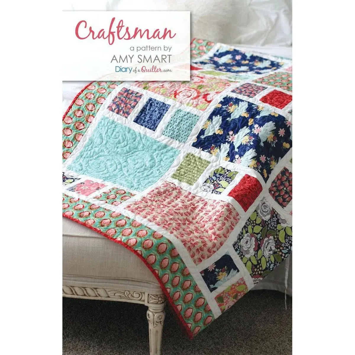 Craftsman Quilt Pattern by Amy Smart of Diary of A Quilter