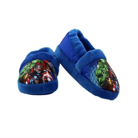 Marvel Avengers Toddler Plush Cushion Slippers Sz 7/8