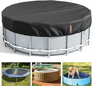 LXKCKJ 15 ft Round Solar Cover