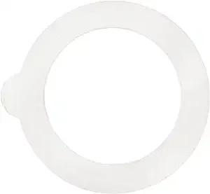 Bormioli Rocco Glass Co 6 Piece Fido Jar Replacement Gaskets, 3.25", White