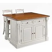 Monarch Off-White Kitchen Island Set