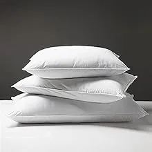 Sobel Westex: Hotel Sobella Bed Pillows for Sleeping | Side Sleeper Pillow | Hotel Quality, 300 TC, 100% Cotton Case | Hypoallergenic, Soft, Machine Washable (20 x 30’’, Queen Size)