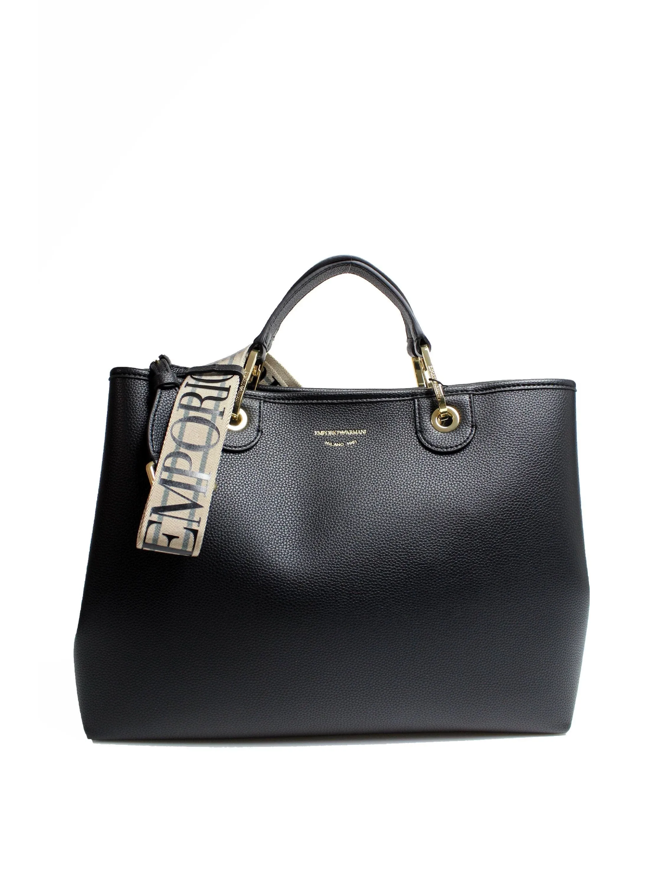 Emporio Armani Myea Black Shopping Bag