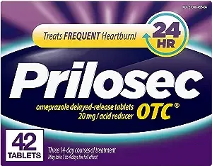 Prilosec OTC 20.6mg Tablets, 42 ct.