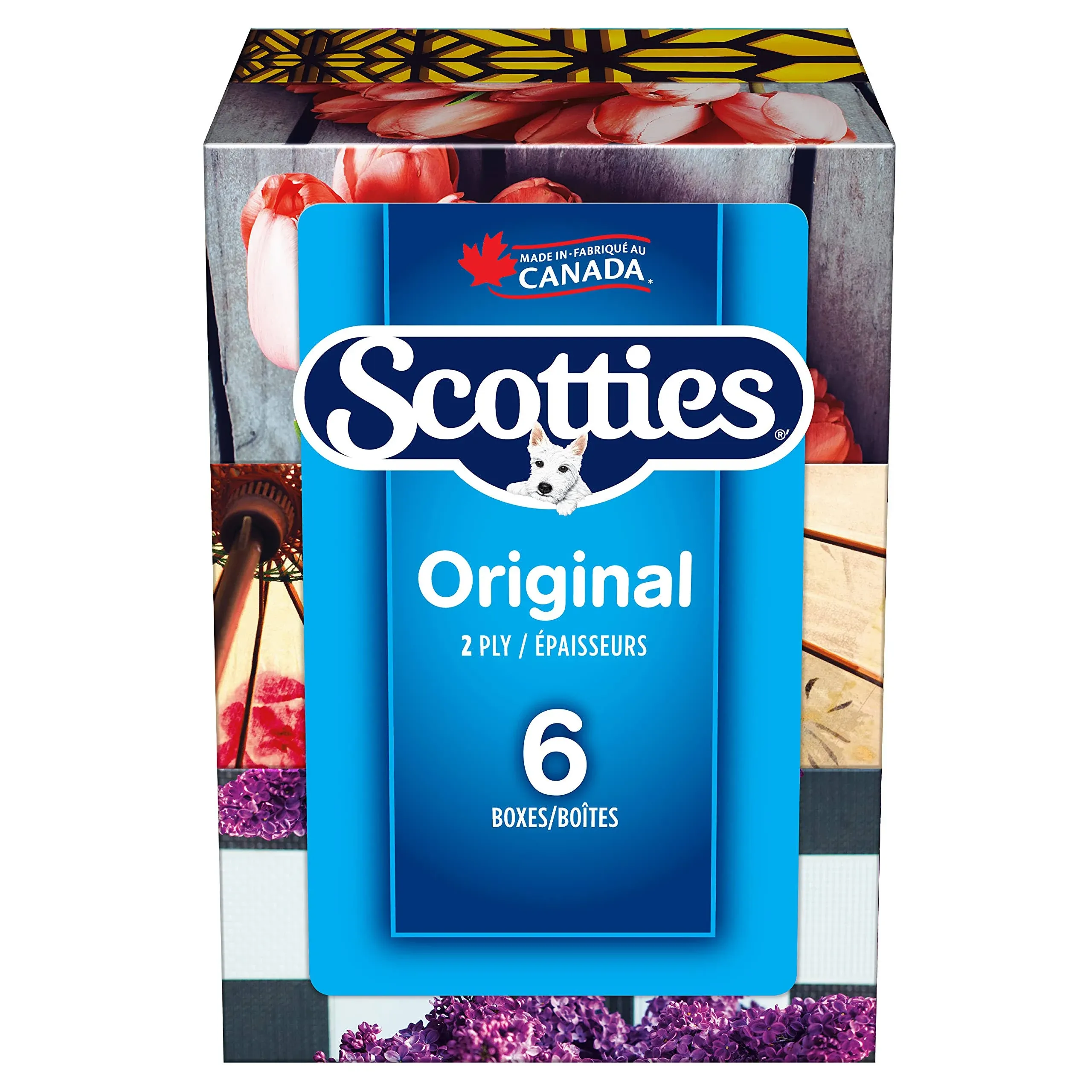 Scotties Facial Tissue, 2-ply, 126 sheets per box - 6 Pack (Canadian)