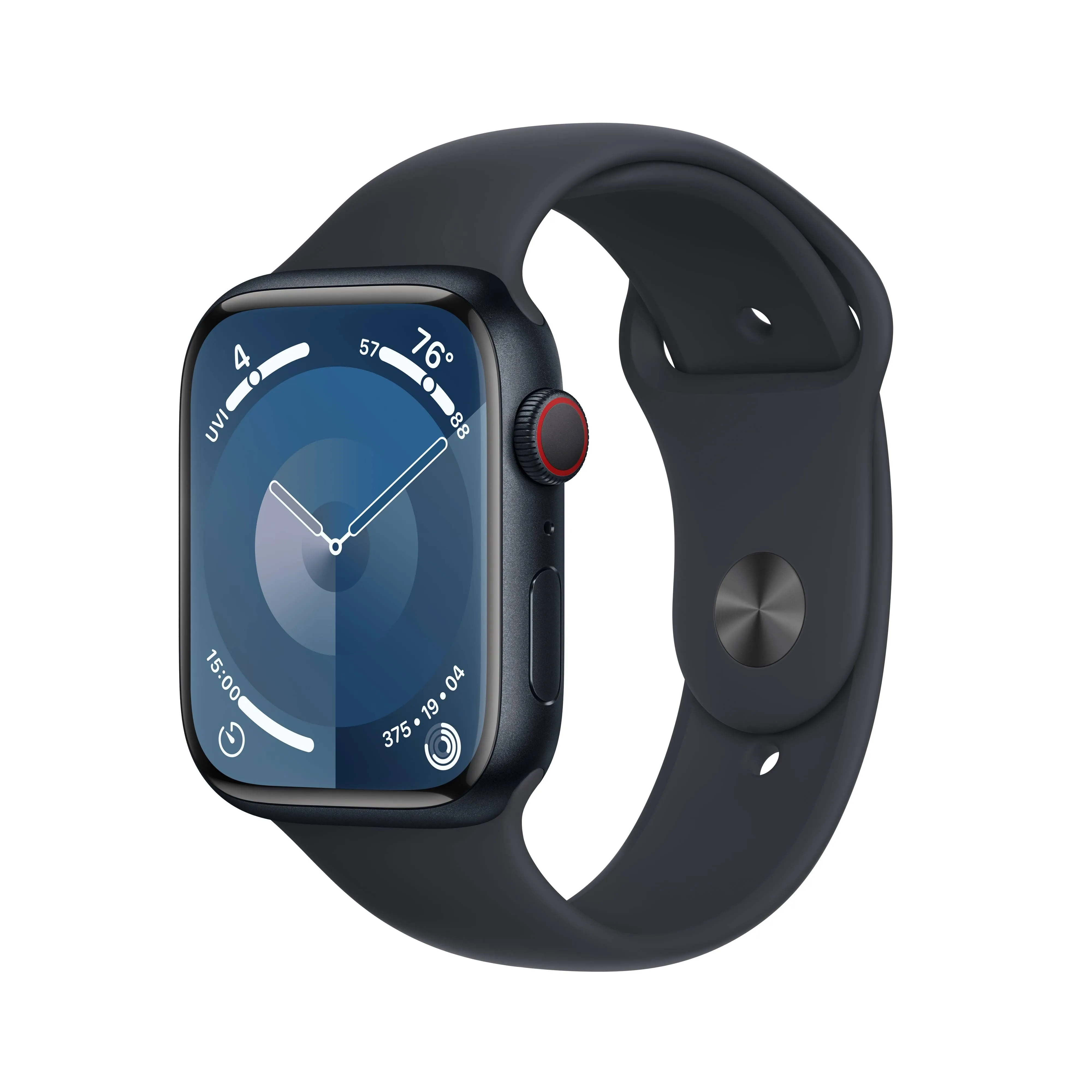 Apple Watch Series 9 GPS 41mm Midnight Aluminum Case with Midnight Sport Loop