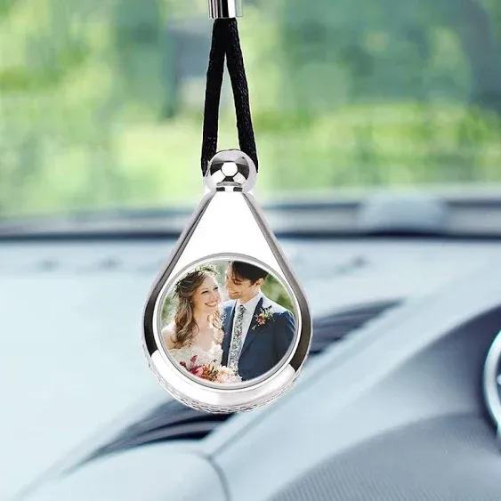 Custom Photo Air Freshener Perfume Box Pendant for Car Gift Personalized Photo ...