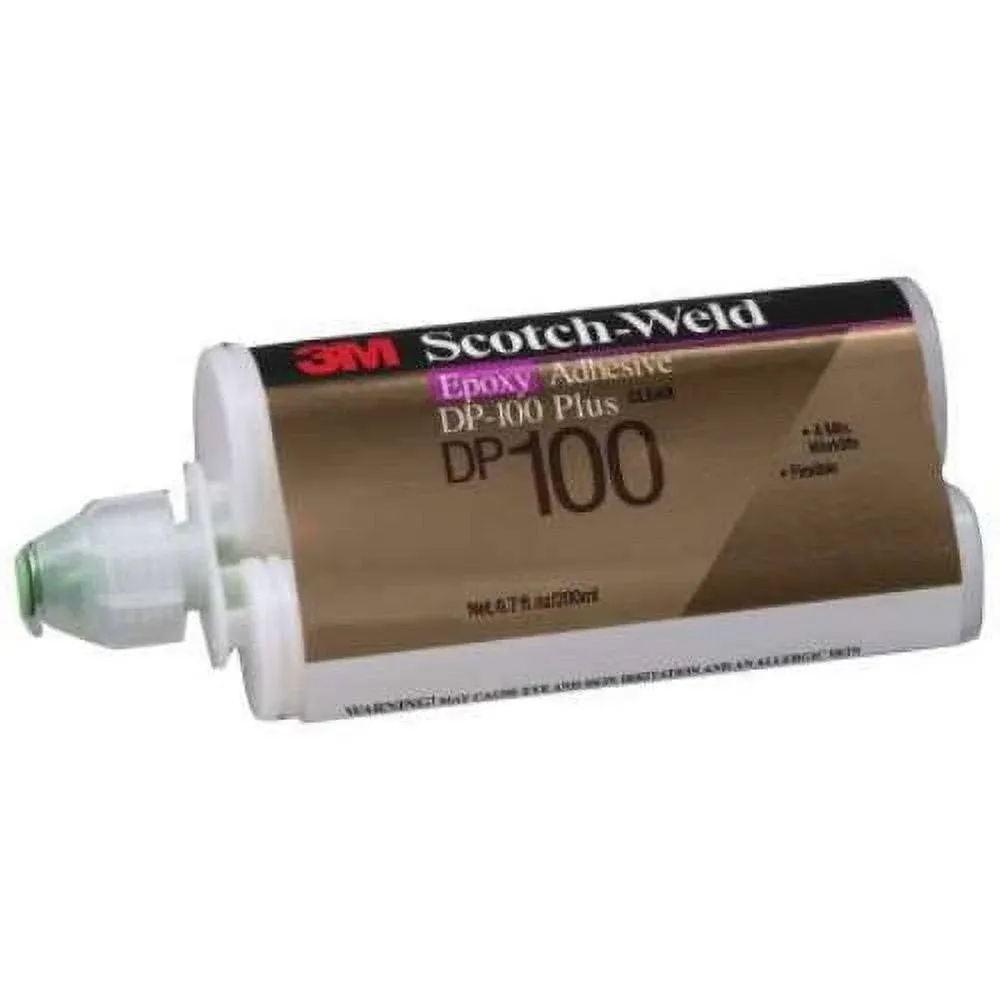 3M Scotch-Weld Epoxy Adhesive Dp100 Plus, Clear - 1.7 fl oz tube