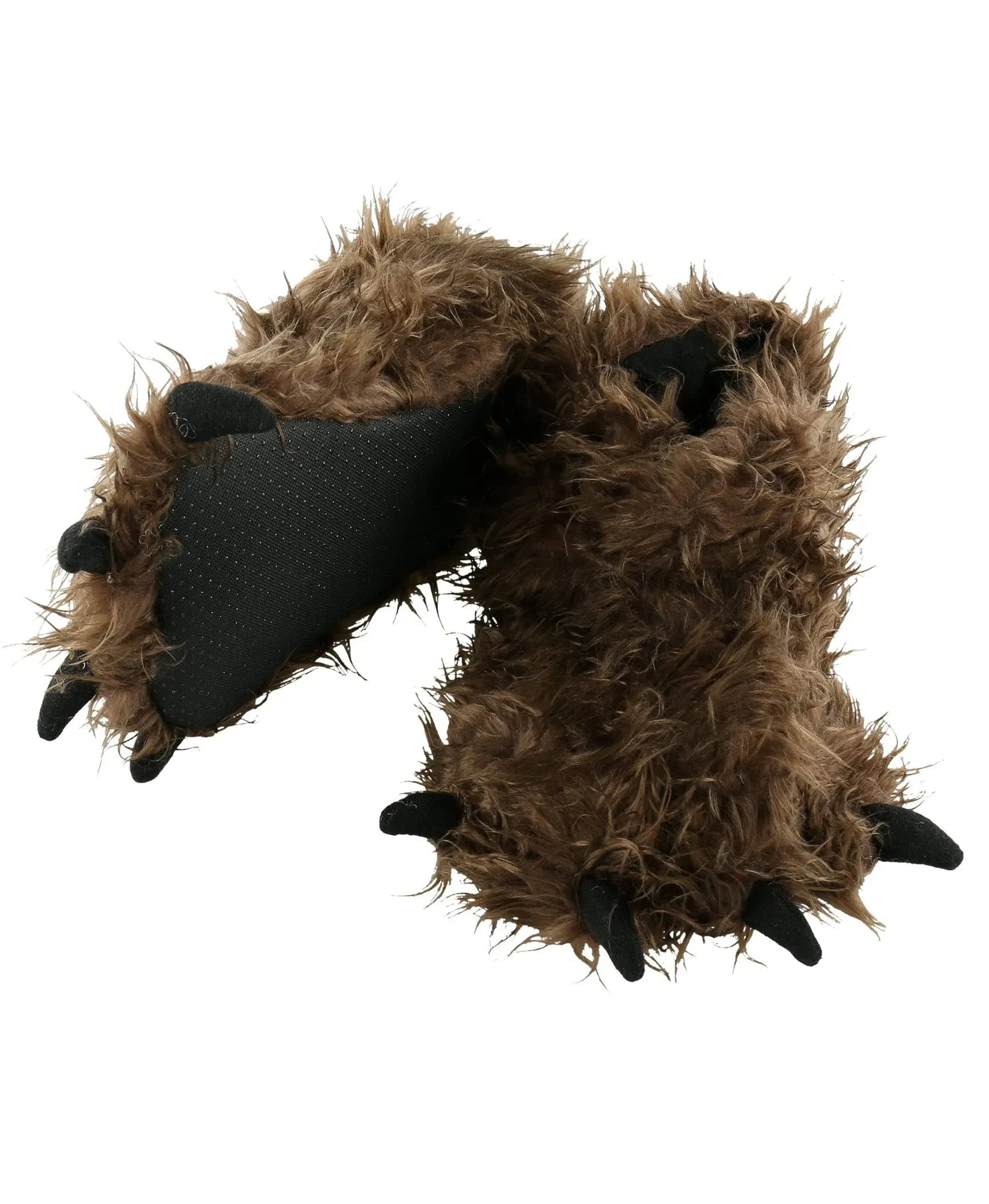 Lazy One Animal Paw Slippers for Kids and Adults, Fun Costume for Kids, Cozy Furry Slippers