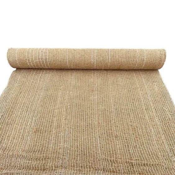 Sandbaggy Coconut Erosion Control Blanket - Steep Slopes (1:1), Soil Retention, Planting - 3.75 ft x 120 ft Roll (Burlap Netting, 1 Roll (450 sq ft))