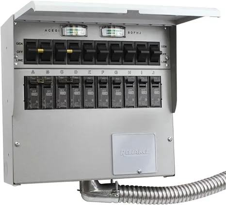 Pro/Tran 2 Series 10-Circuit Generator Transfer Switch 510C