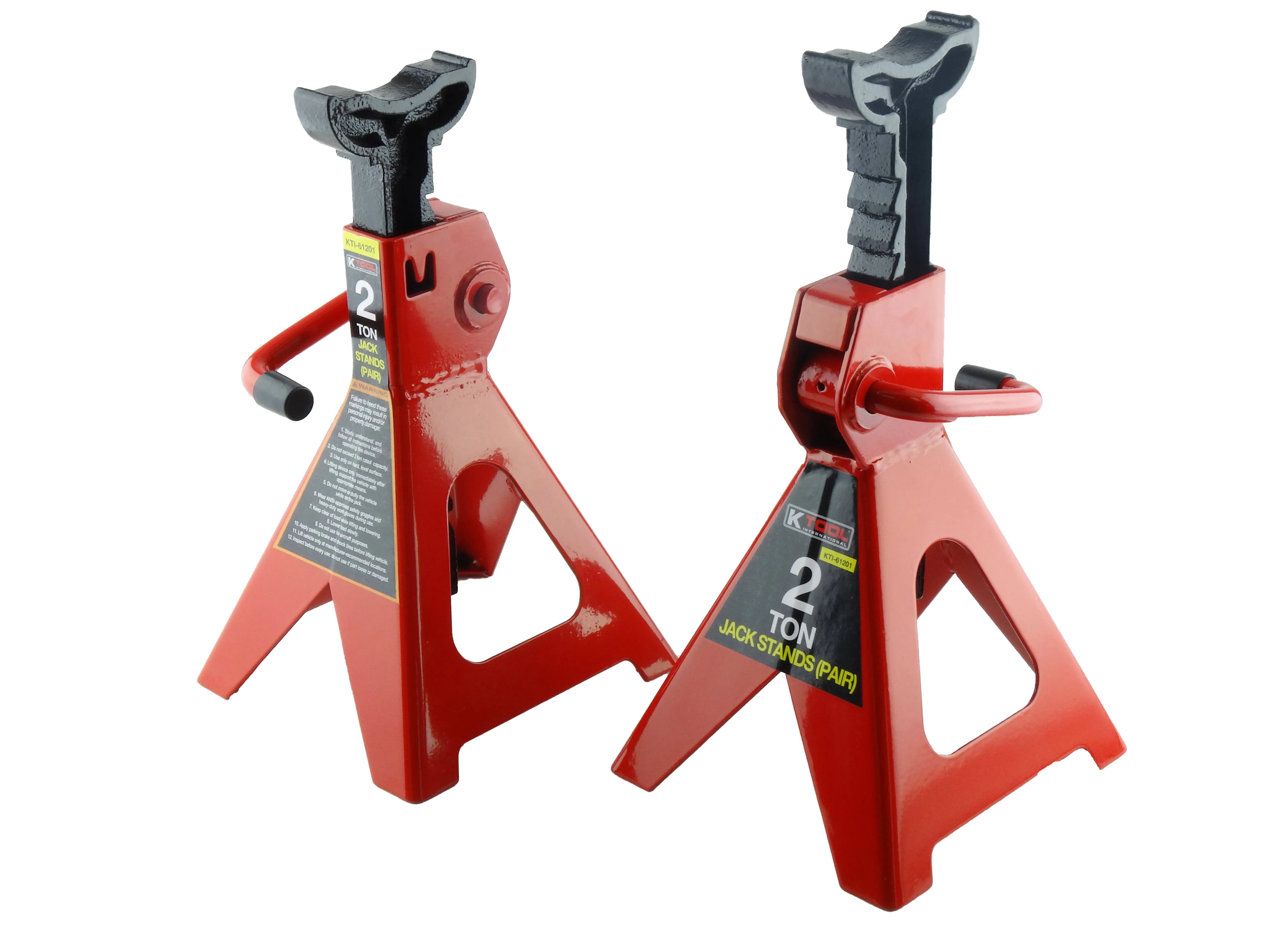 K Tool International KTI61201 - 2 Ton Jack Stands (Pair)