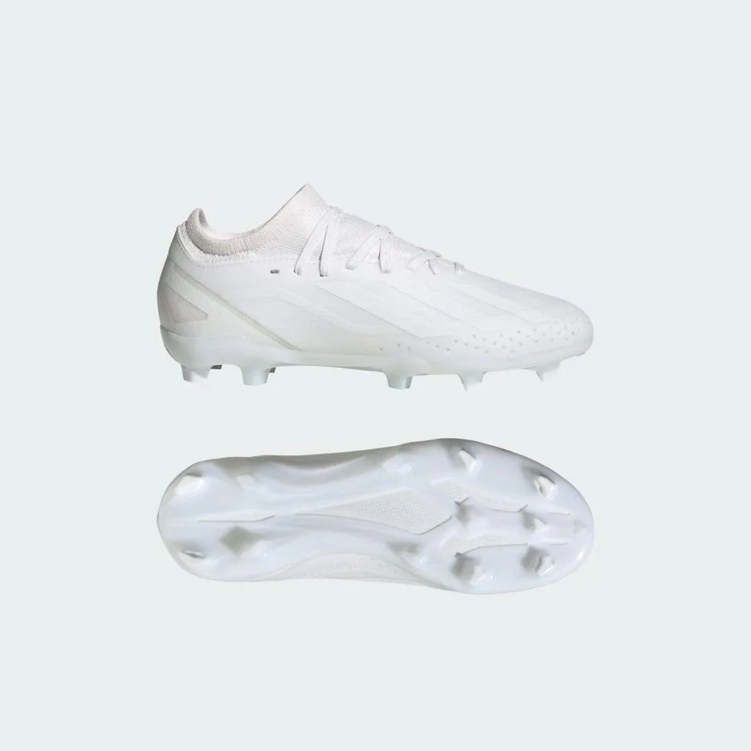 Adidas x Crazyfast.3 Firm Ground Soccer Cleats White 13K - Soccer Cleats