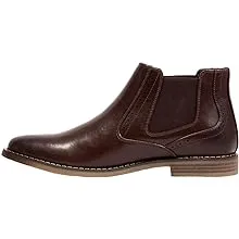 Deer Stags - Men's Malcolm Chelsea Boot in Dark Brown, Size: 11