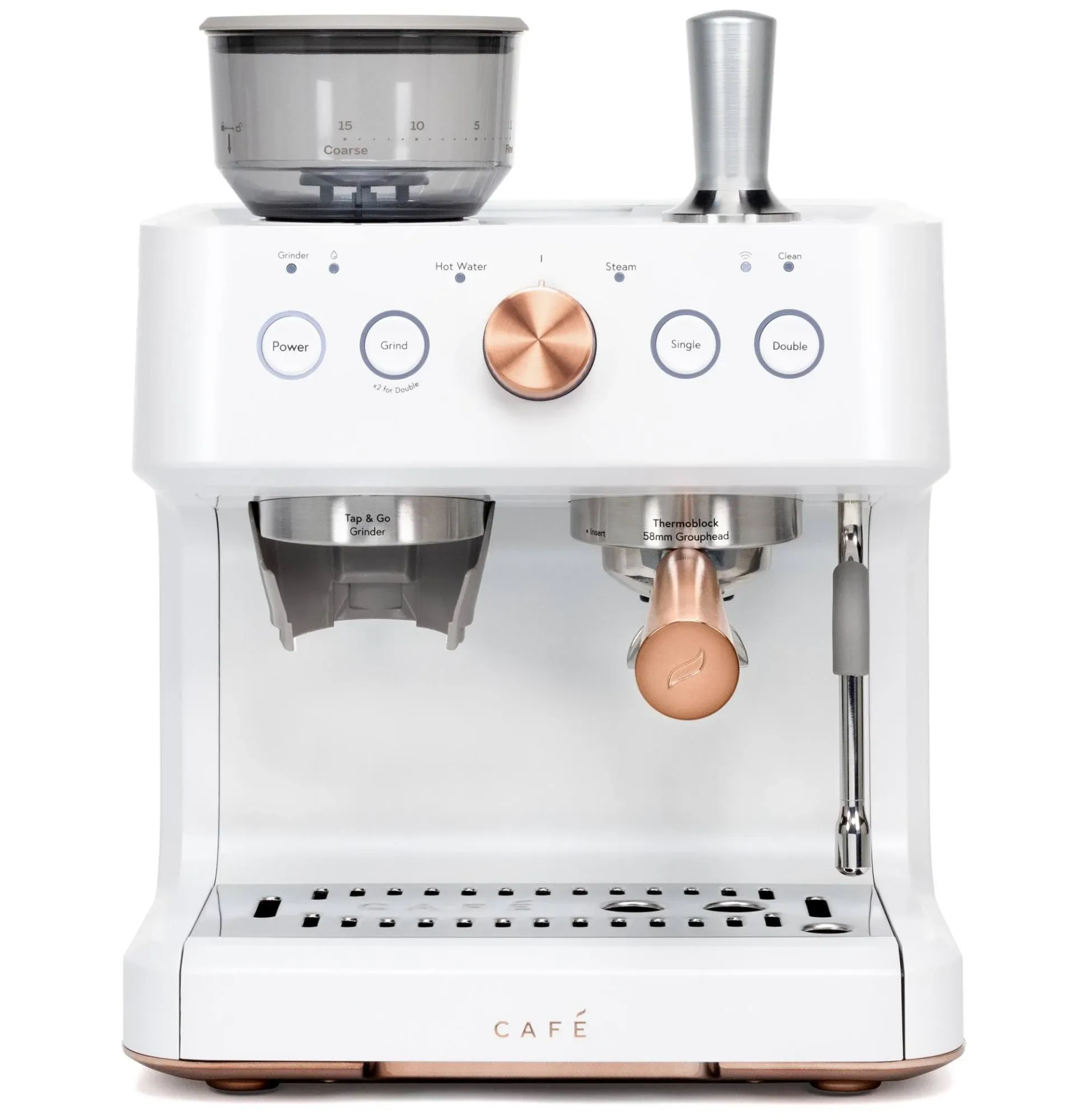 94.6 Oz. 16 Setting Countertop Espresso Machine with Grinder