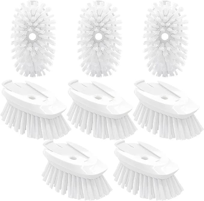 Dish Brush Refill for OXO Dish Brush, 8 Pack Soap Dispensing Dish Brush Refills, Dish Brush Replacement Head, Brush Dispenser Refill Fits Soap Dispensing Handle