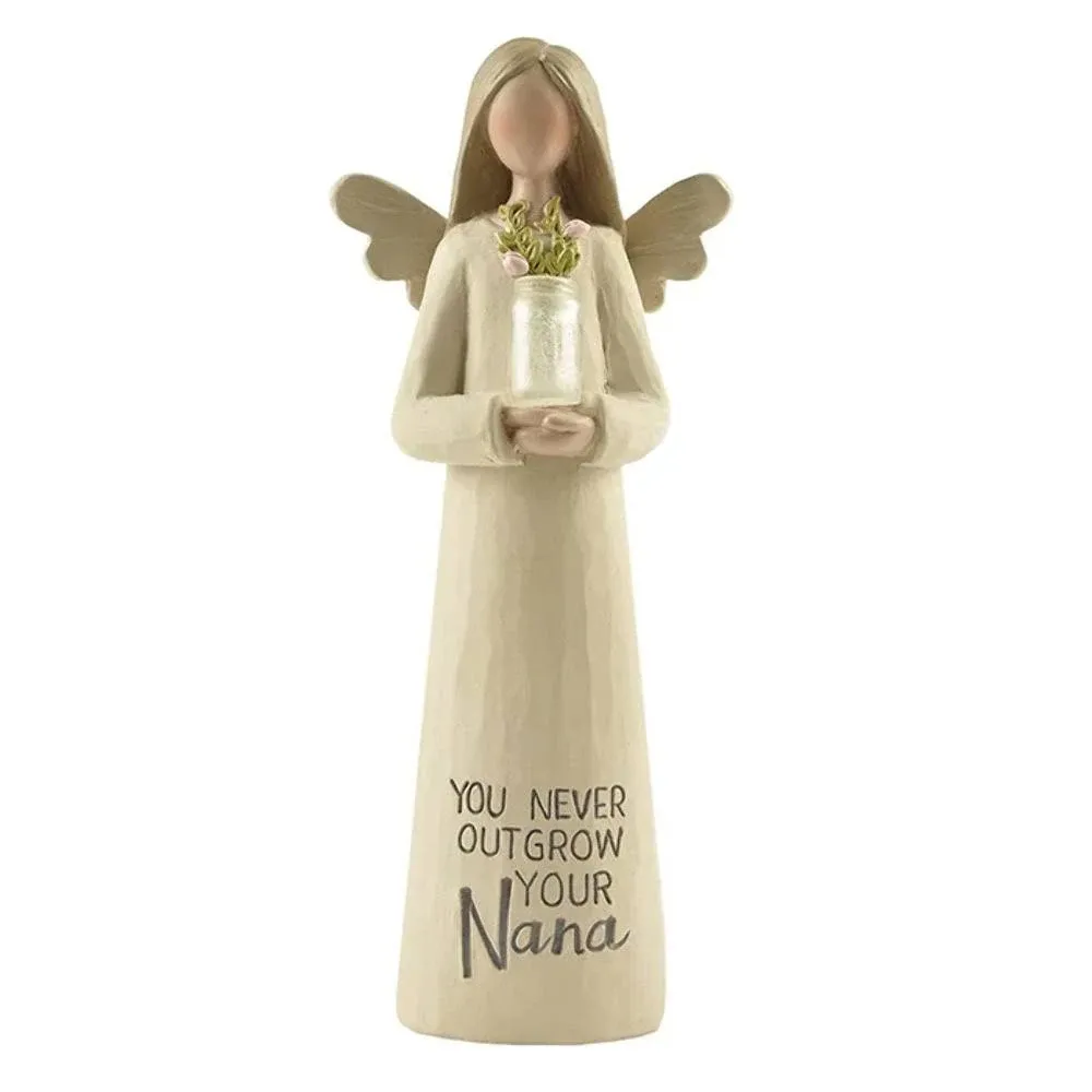 Nana Resin Angel W/ Vase