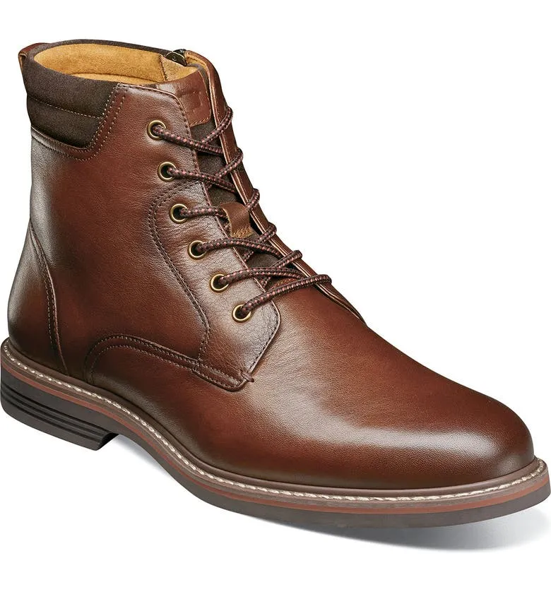 Florsheim Men's Norwalk Plain Toe Lace Up Boot