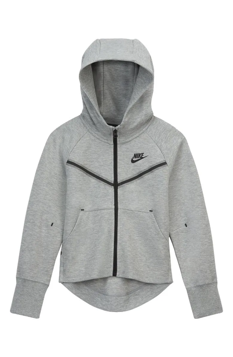 Nike Sportswear Tech Fleece Hoodie Black CZ2570-010 Kid&#039;s Size Small Brand New