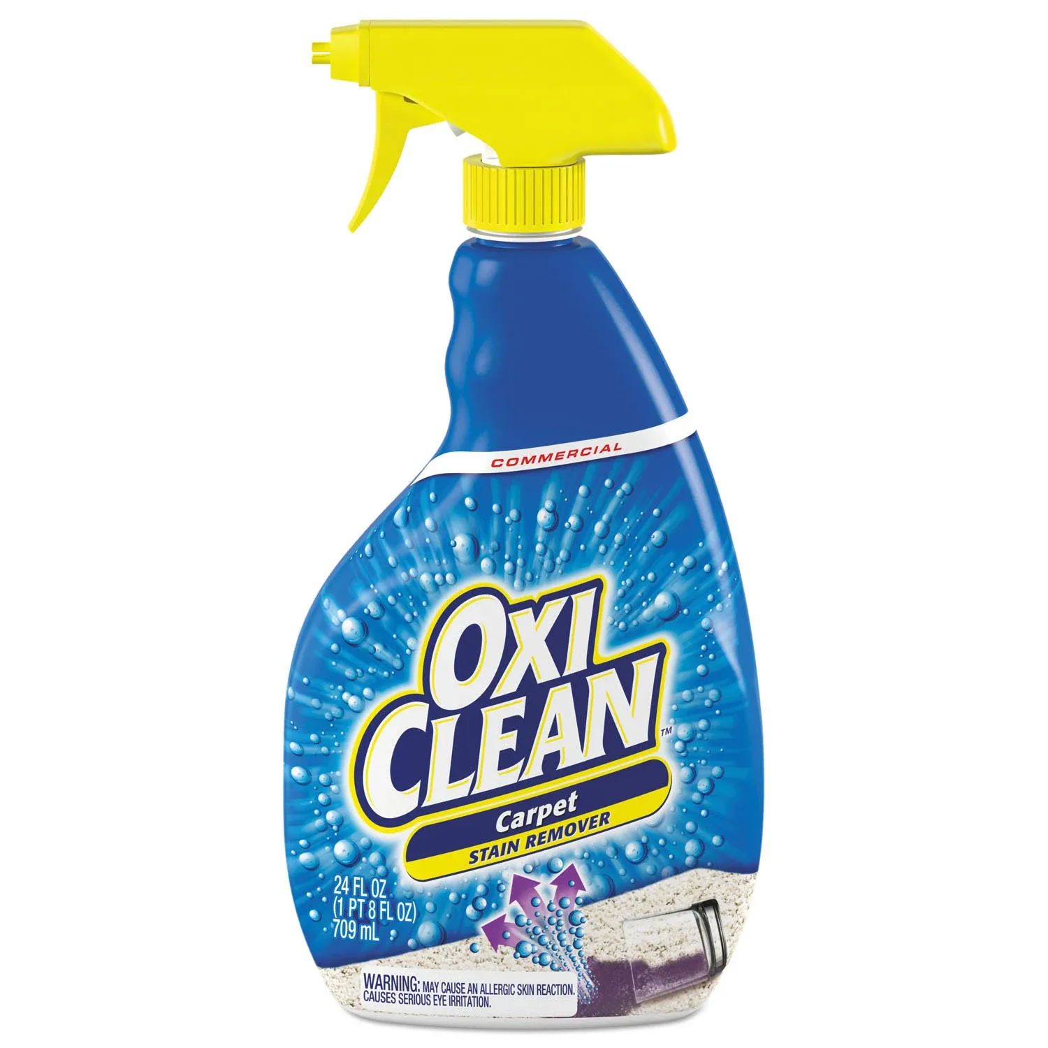 OxiClean Carpet Spot & Stain Remover, Liquid, 24 oz, 6 per Carton