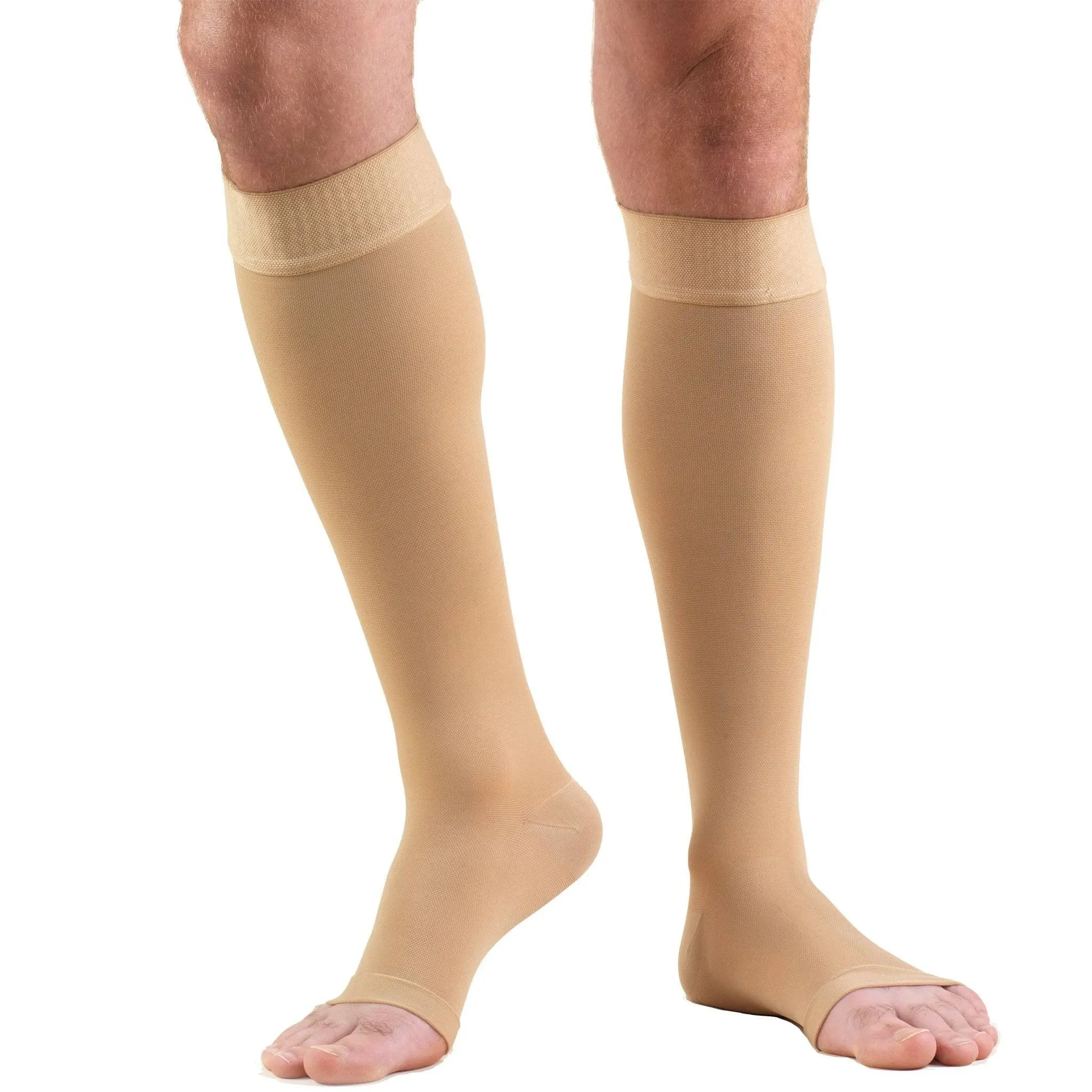 ReliefWear Classic Medical OPEN TOE Knee High Support Stockings 30-40 mmHg