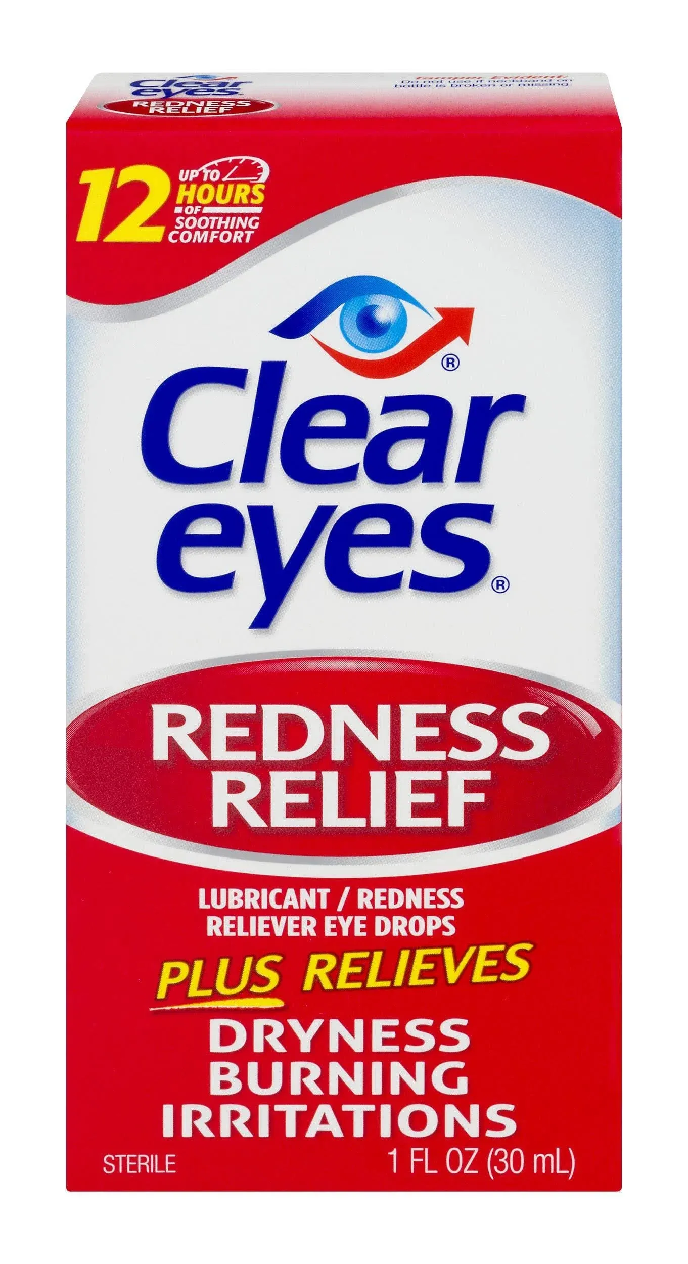 Clear Eyes Redness Eye Relief Lubricant Eye Drops, 0.5 fl oz , 2 Pack