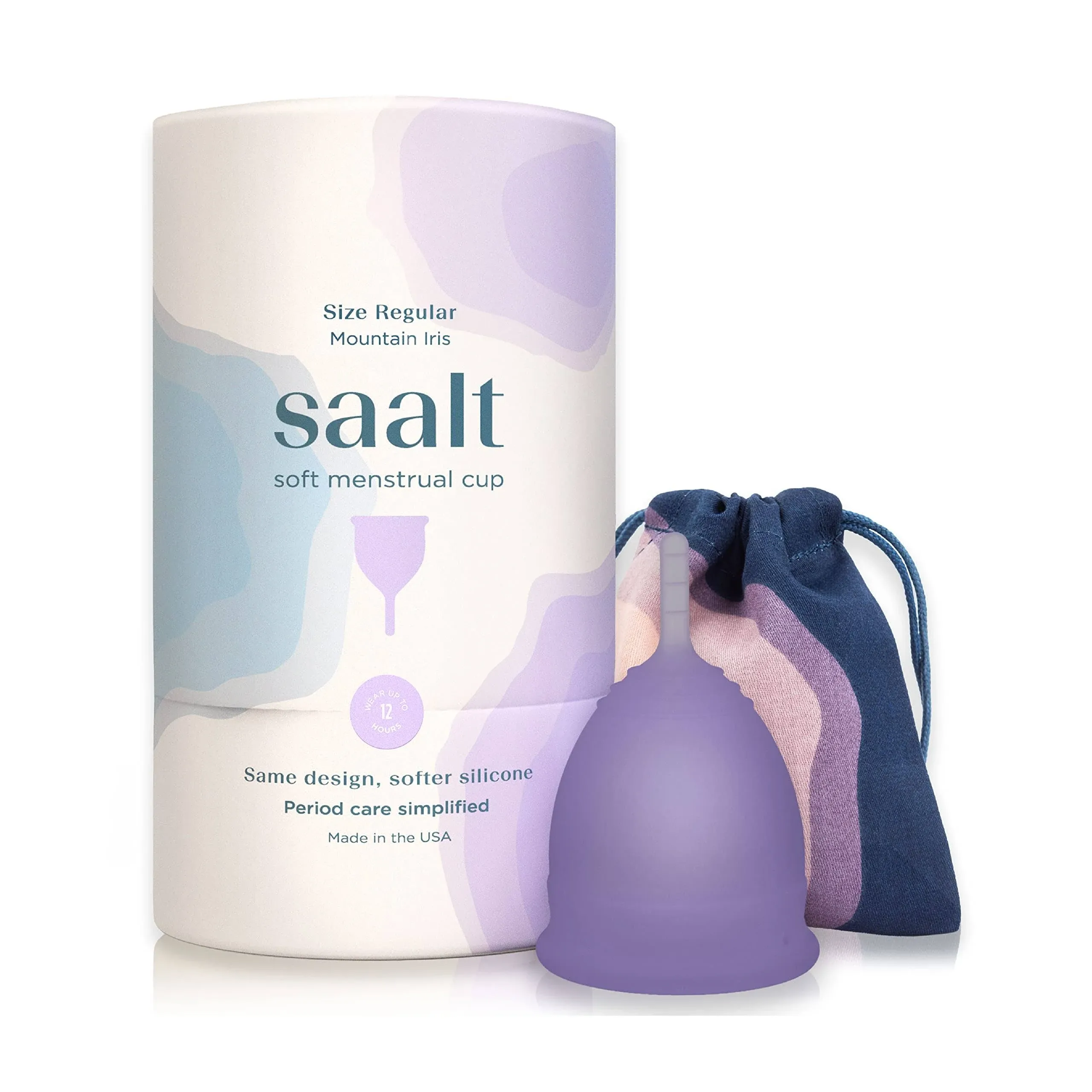 Saalt Soft Menstrual Cup Small / Mountain Iris