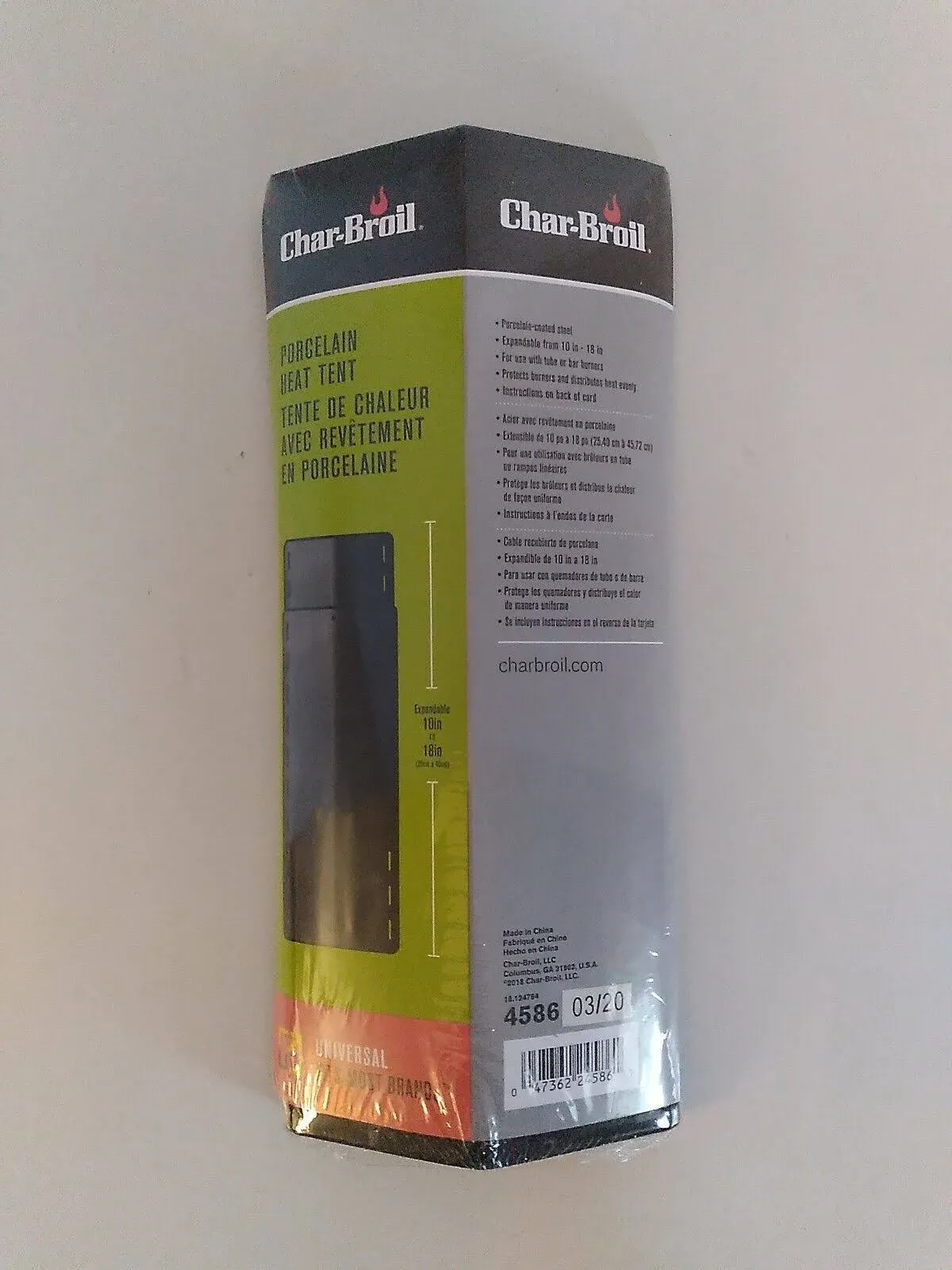 Char-Broil Steel and Porcelain Heat Tents - Black - 2 Pieces