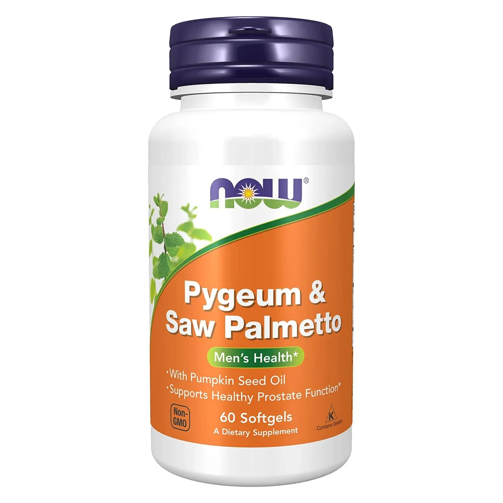 NOW Foods - Pygeum & Saw Palmetto Men's Health - 60 Softgels