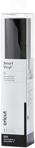 Cricut 12 ft. Smart Vinyl Removable, Black