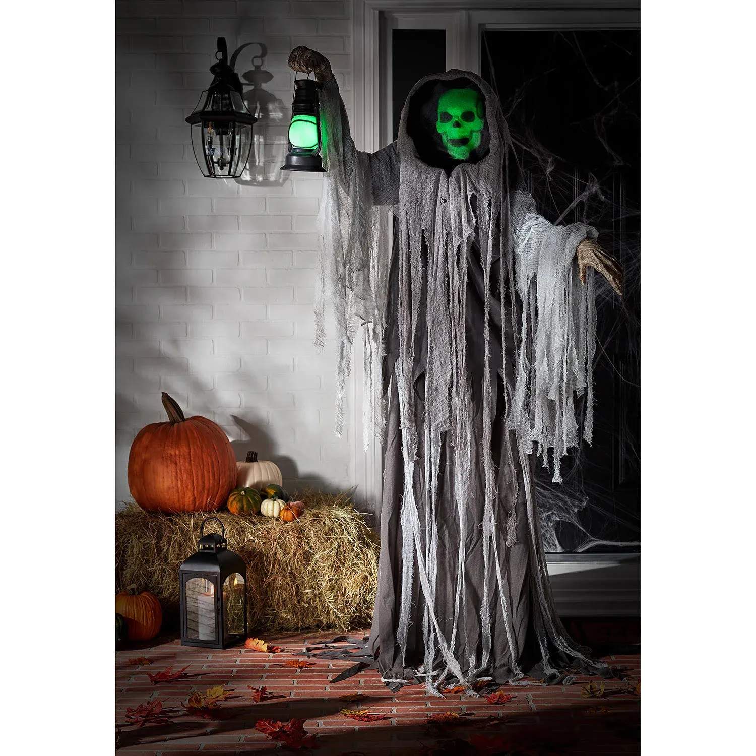 MEMBER'S MARK HALLOWEEN OUTDOOR DECOR 76" ANIMATED PHANTOM *NIOB