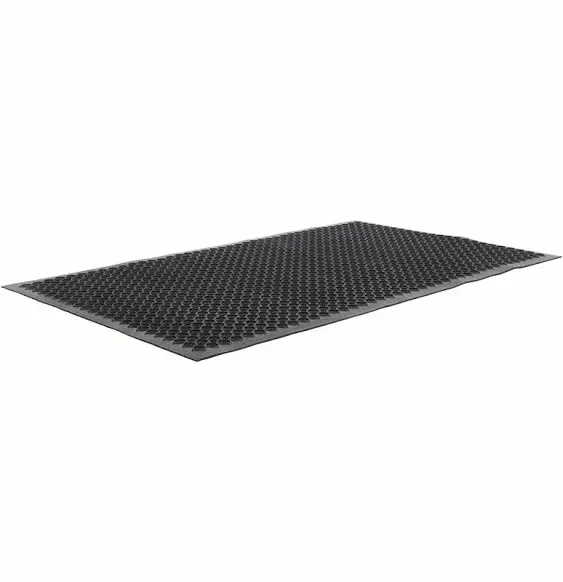 Heavy Duty Floor Mat, Anti-fatigue Anti-slip Rubber Floor Mat, Black, 36 “x60”