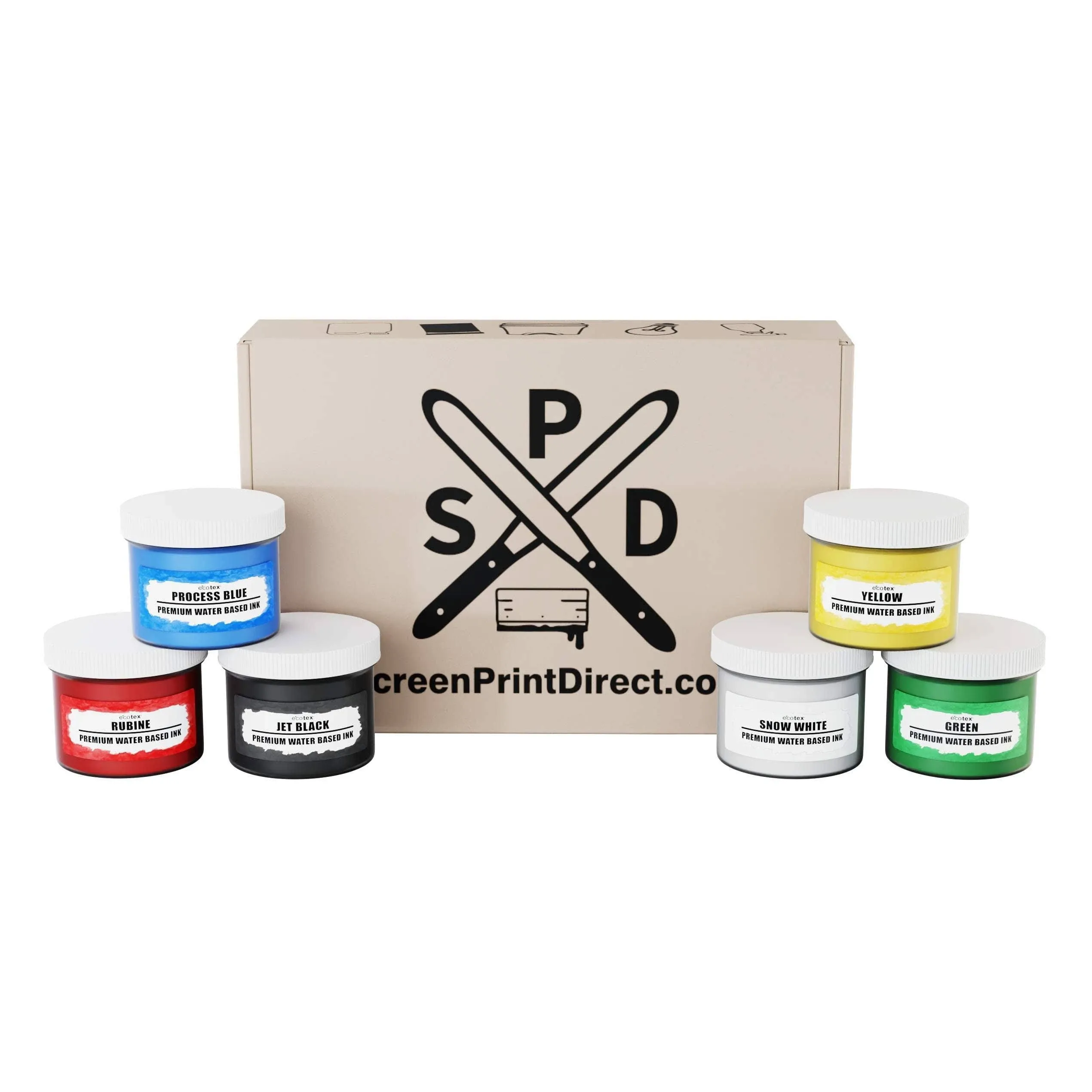 Ecotex® Water Based Screen Printing Ink Basic Kit