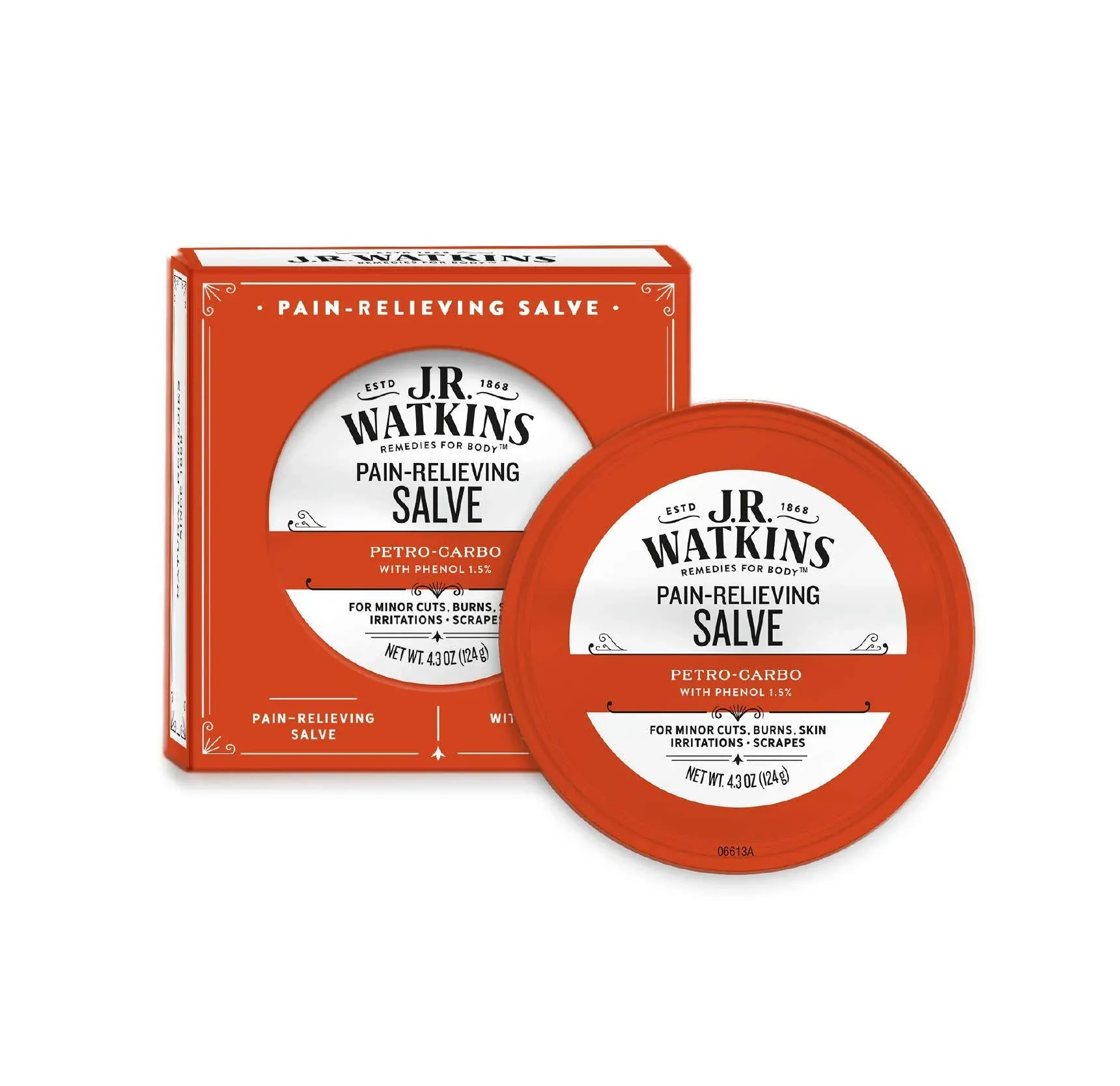 NEW JR Watkins Petro-Carbo First Aid Pain Relieving Salve Medicated 4.3oz\xa0