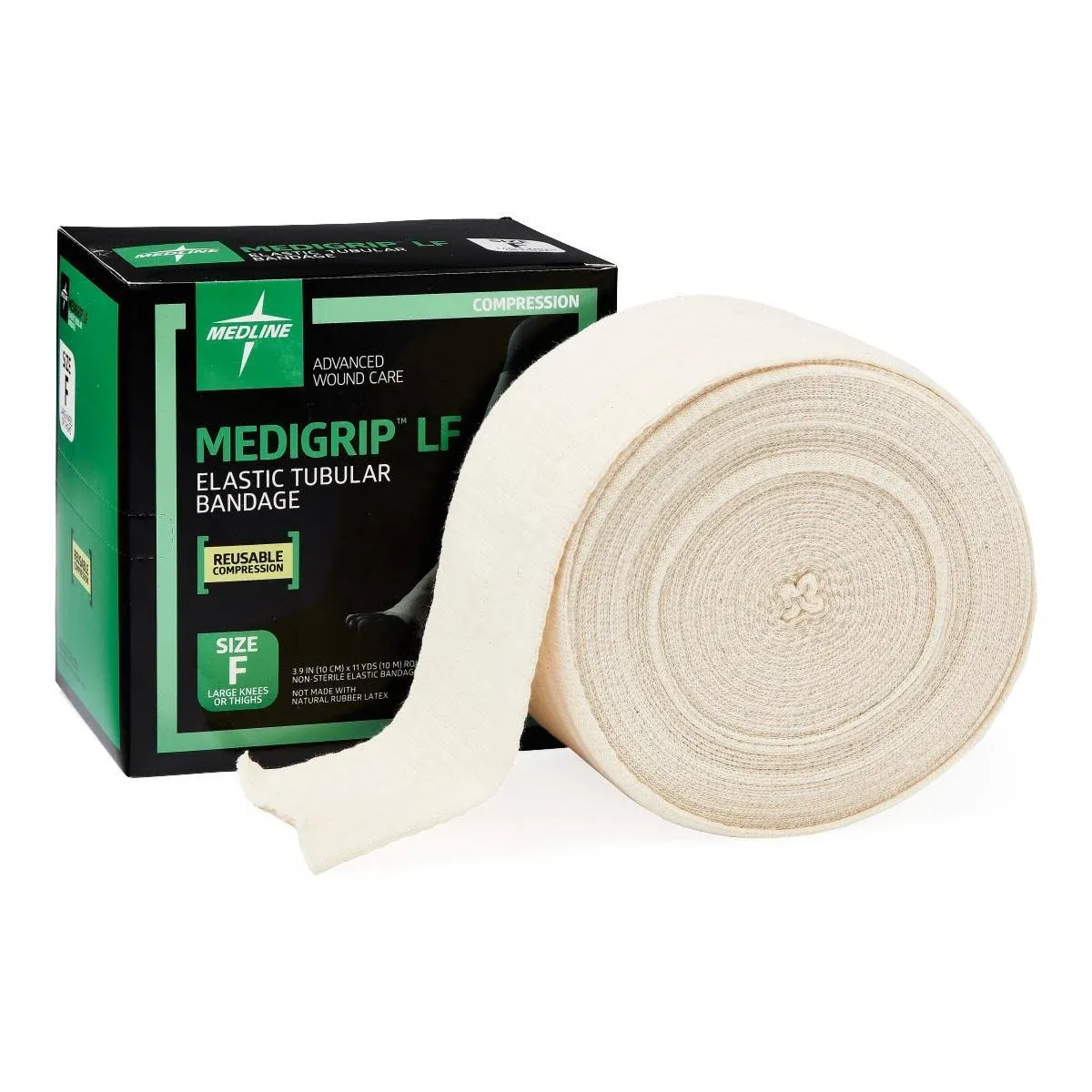 Medigrip LF Elastic Tubular Support Bandage 4 inch x 11 Yard - 1/Box