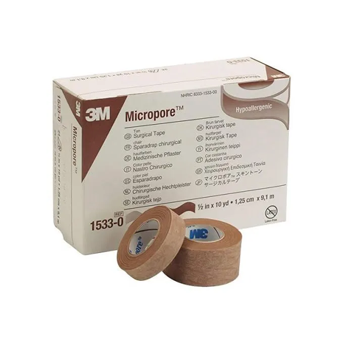 3M 1533-1 Micropore Surgical Tape-12/Box