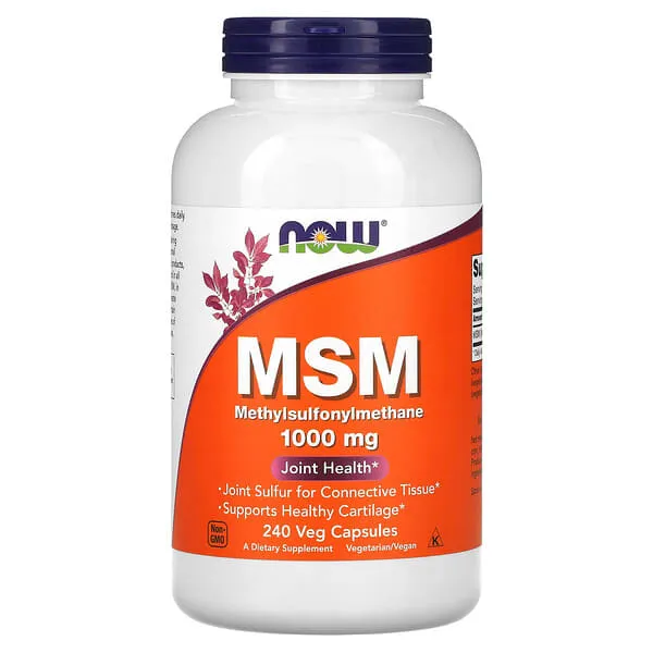 NOW FOODS MSM 1000 MG 120 KAPSELN