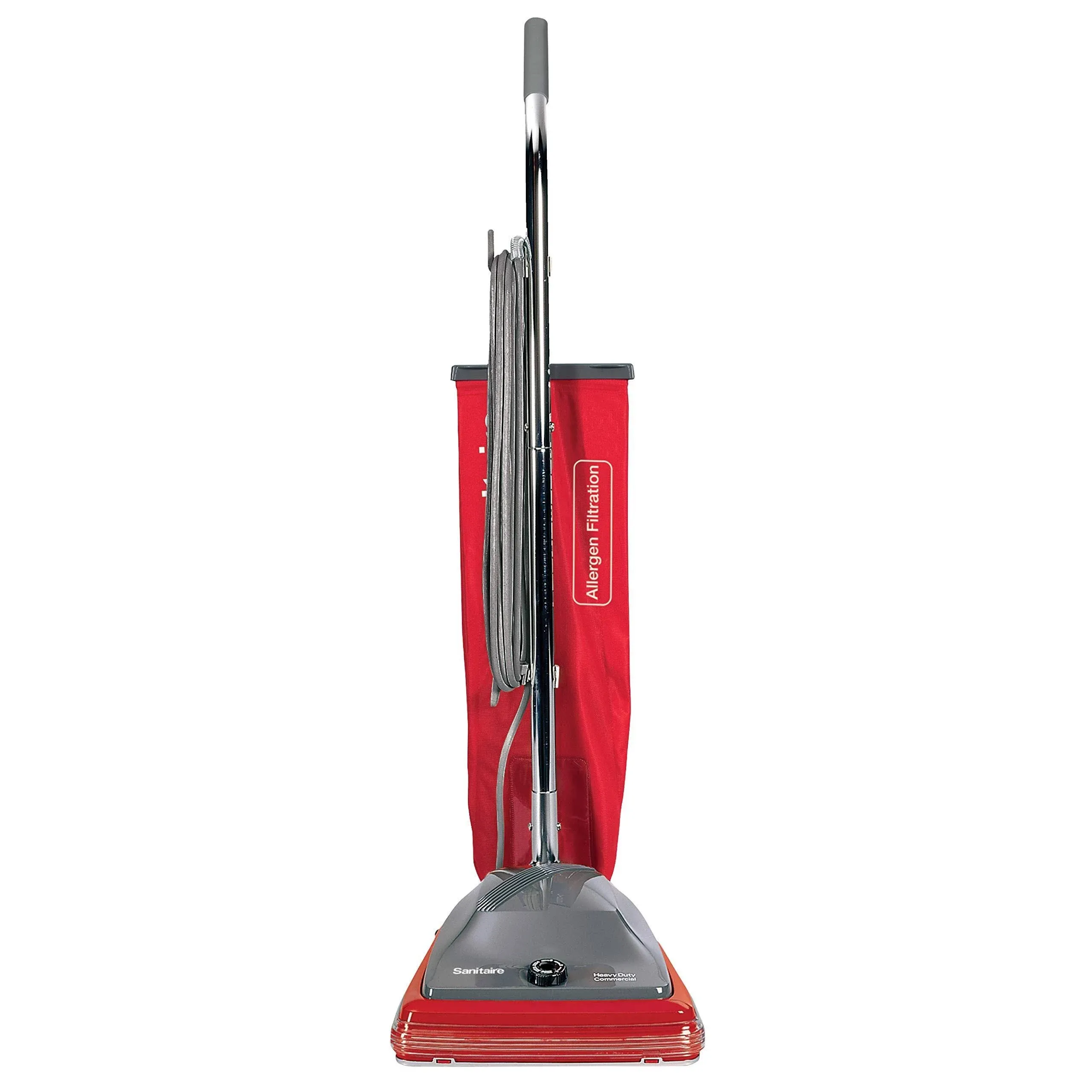 Sanitaire Tradition Upright Vacuum SC688A, 12" Cleaning Path, Gray/Red