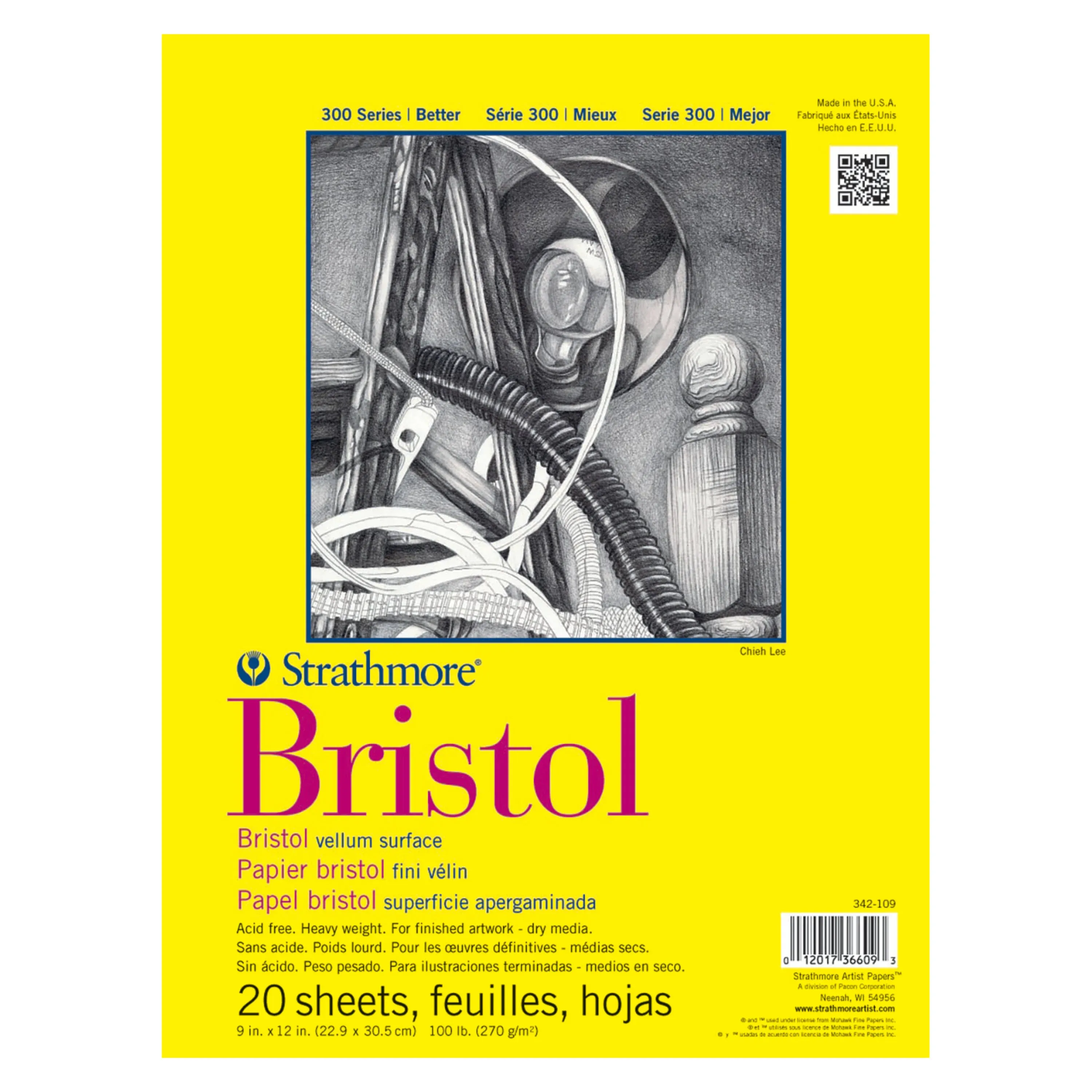 Strathmore 300 Series Bristol Sketch Pad