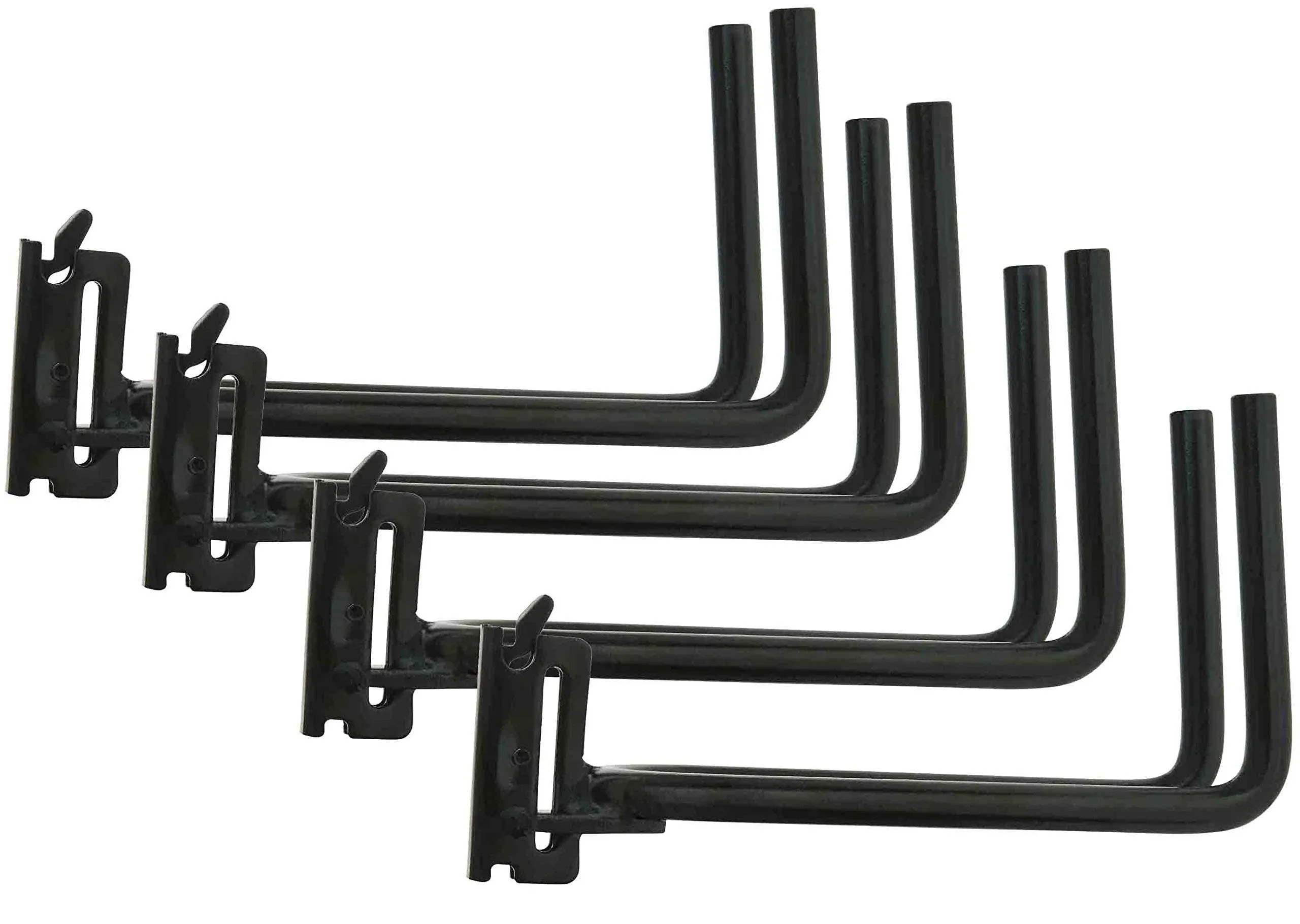 (4 Pack) E-Track Small Hanger Hook | Truck, Trailers Hook for Rakes and Shovels