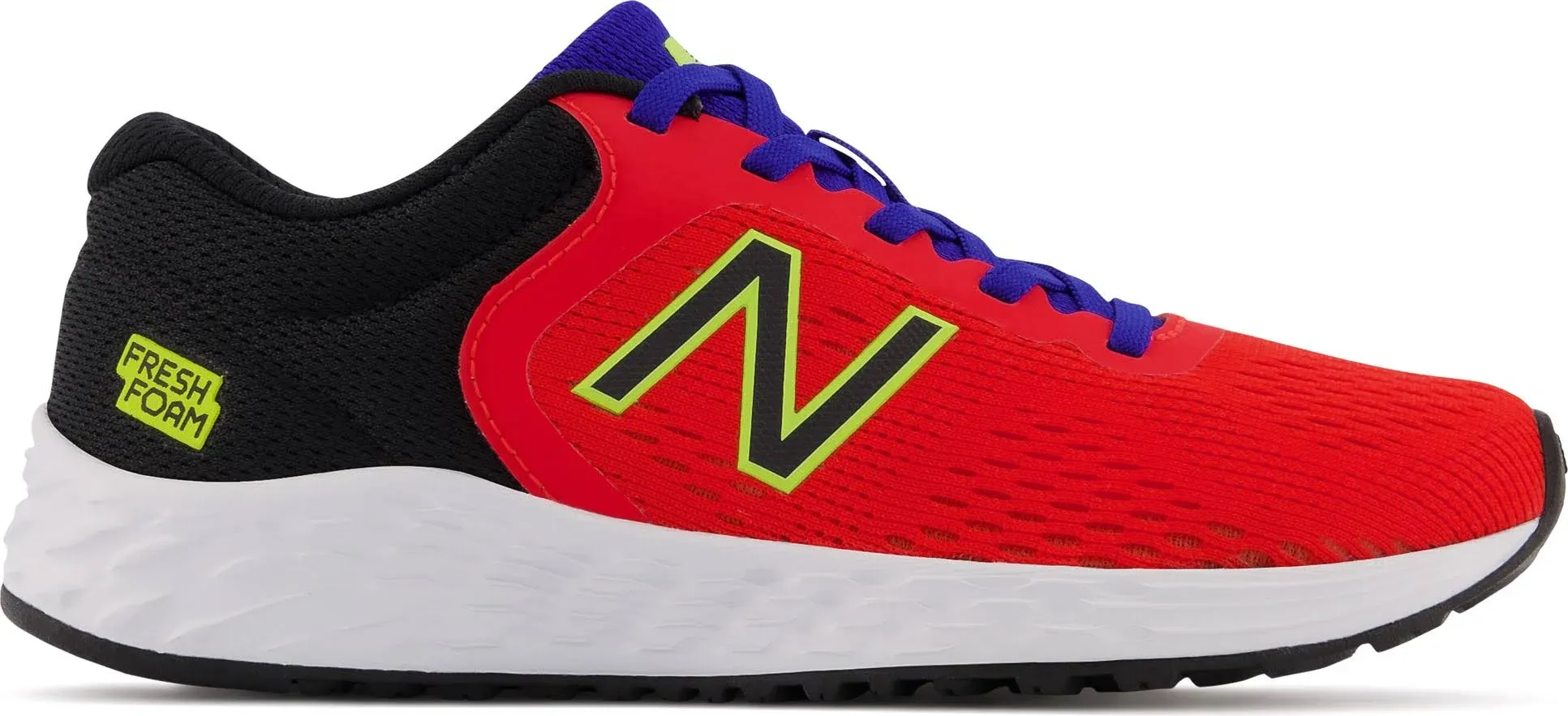 "New Balance Little Kid's Fresh Foam Arishi v2 - Neo Flame / Black / Lemonade"