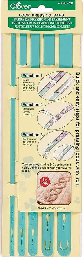 Clover 5/Pkg - Loop Pressing Bars