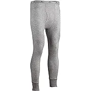 Indera Men's 2 Layer Merino Performance Pant Grey