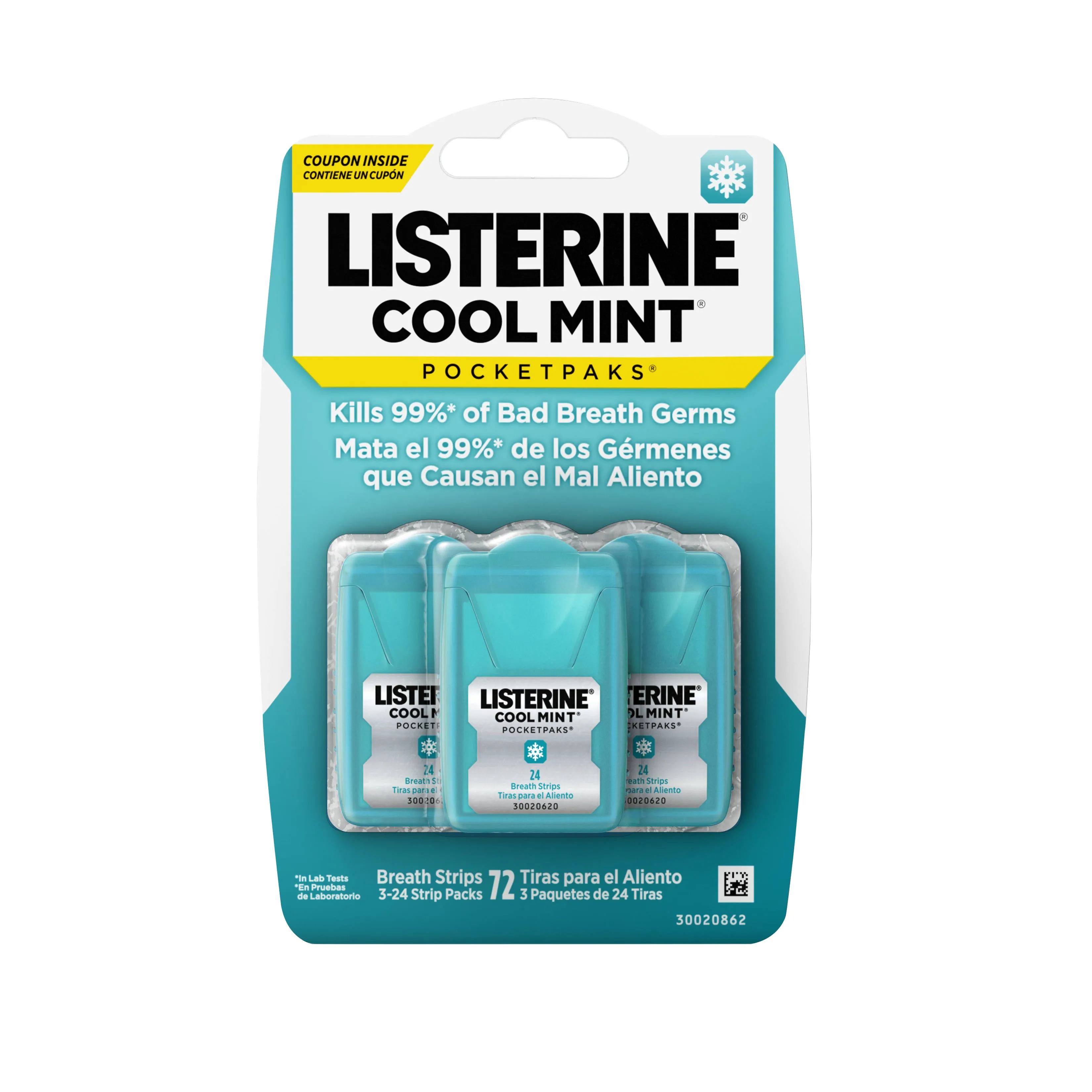 Listerine PocketPaks Breath Strips Cool Mint