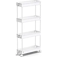 SPACEKeeper 4-Tier Slim Storage Trolley