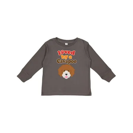 Inktastic Cavapoo Dog Gift Gift Toddler Boy or Toddler Girl Long Sleeve T-Shirt